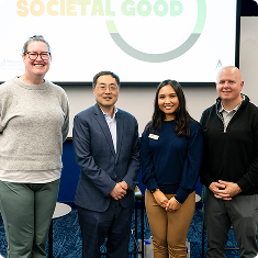 Audience interactions at DSA's Data for Societal Good event